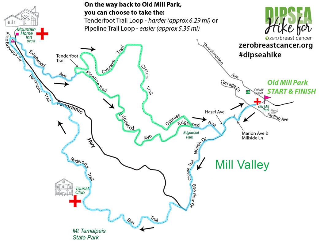 FAQs Dipsea Hike for Zero Breast Cancer 2015